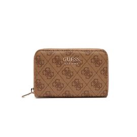 Portefeuille Guess EST 4G multi Femme Marron