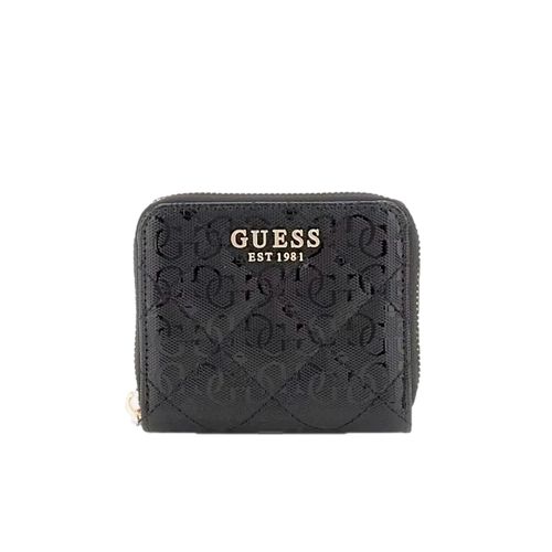 Portefeuille Guess Laurel Logo 4G Femme Noir