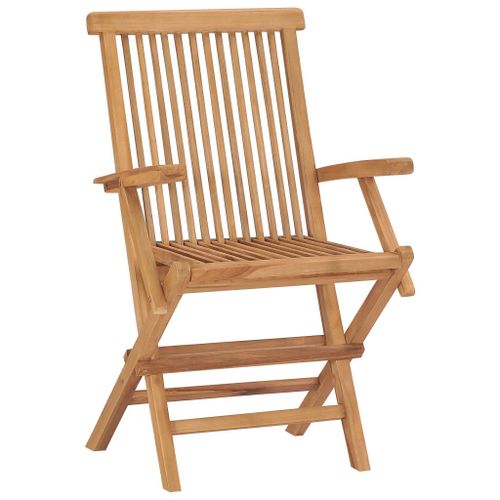 Vidaxl Chaises De Jardin Lot De 8 Bois De Teck Massif