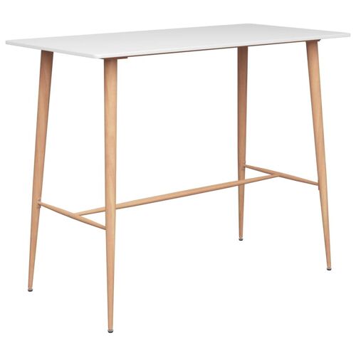 vidaXL Tête de lit avec rangement blanc 135 cm bois massif de pin