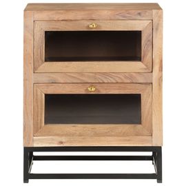 Vidaxl Table De Chevet 40x30x50 Cm Bois D'acacia Massif