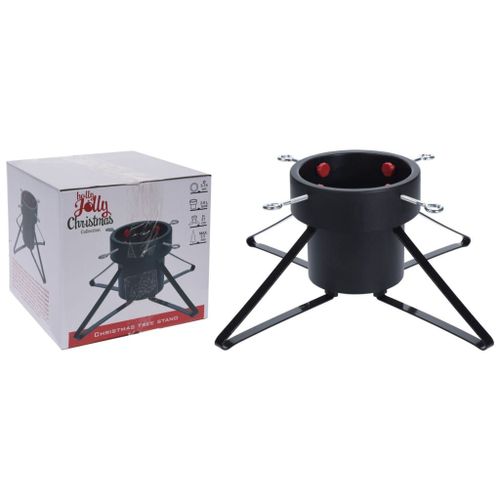 Support de sapin de Noël Noir 2,5 m Ambiance