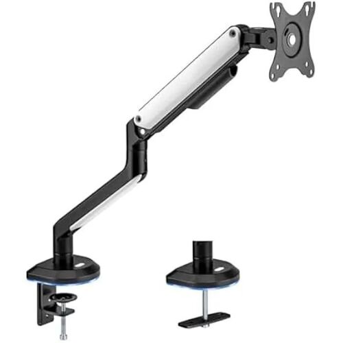 Support de Table Gaming RGB - AISENS - DT32TSR-295 - 9 kg - Rotatif et inclinable - 3 pivots, 1 bras