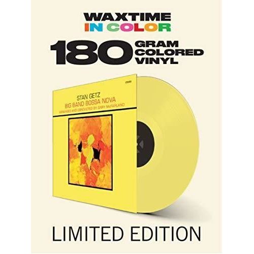 Stan Getz - Big Band Bossa Nova [Vinyl] Colored Vinyl, 180 Gram, Yellow, Spain -