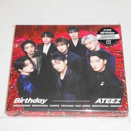 Ateez - Birthday - Version A - Incl. 36pg Photobook + Trading Card [Compact Discs] Photo Book, Japan - Import