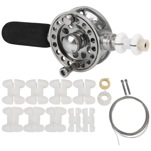 Moulinet De Peche En Metal A Roulements 2+1, Haute Vitesse, Durable, Avec Poignee, Accessoire De Peche