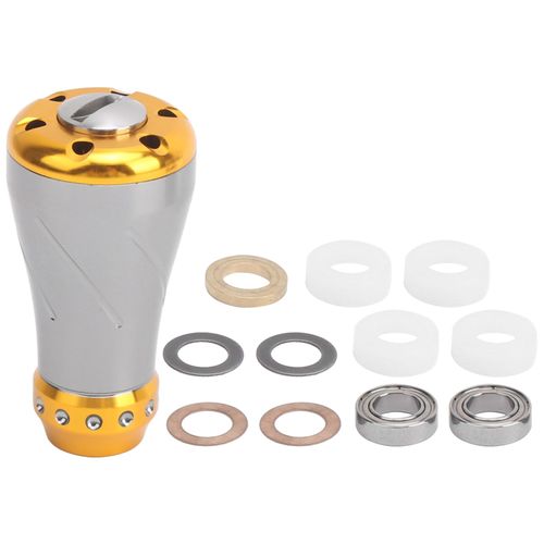 Poignee De Conversion Pour Moulinet De Peche, Bouton En Metal, Accessoire Pour Moulinet A Lancer S/D, Dore