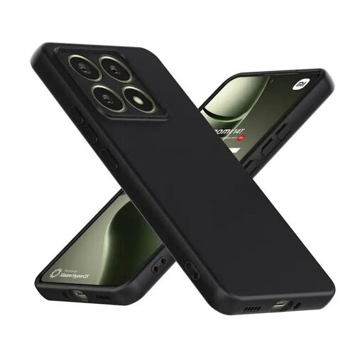 Coque Pour Xiaomi 14t 5g - Housse Etui Silicone Gel Fine + Film Ecran - Noir
