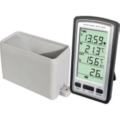 Station météo - Alecto - WS-1200 - Sans fil - Pluviomètre - Température intérieure/extérieure