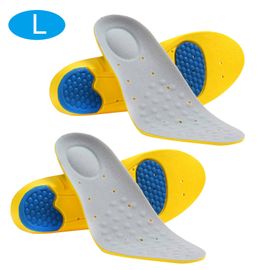 Lot De 2 Paires De Semelles De Massage Pour Le Sport, Amortissantes, Epaisses, Unisexes, Absorbantes, Desodorisantes, Respirantes Et Confortables Pour Chaussures De Football D'ete En Plein Air.