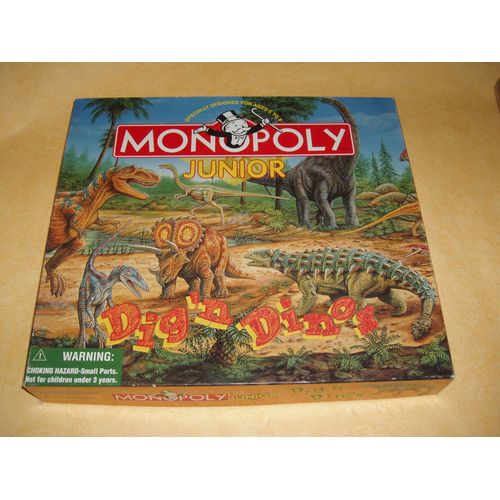 Monopoly Junior Anglais Dig'n Dinos