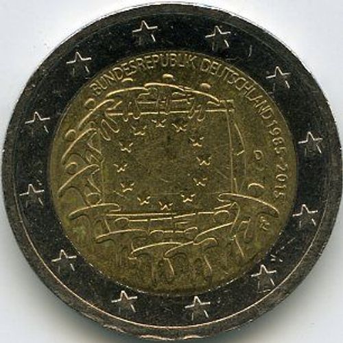 Allemagne 2 Euros 2015 Atelier D Commémorative Drapeau