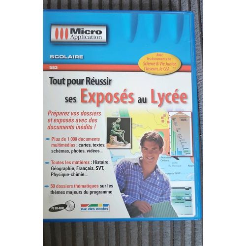 Tout Pour Réussir Ses Exposés Au Lycée, Micro Application