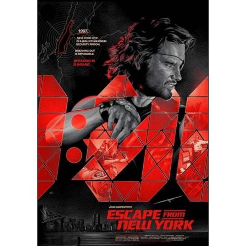 New York 1997 (Escape From New York) - Affiche Rare
