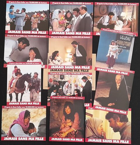 Jamais Sans Ma Fille - Not Without My Daughter - Jeu De 12 Photos D'exploitation De Cinéma - Format Affiche 21x27 Cm - Film 1991 De Brian Gilbert Avec Sally Field, Alfred Molina, Sheila Rosenthal