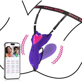 Godemiché Vibrateur Point G Sans Fil Bluetooth Pour Femmes, Application À Distance, Culotte Vaginale, Masseur Vibrant, Jouets Sexuels Pour Couple Bleu China