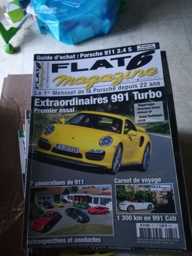 Flat 6 271 De 2013 991 Turbo,964,993,996,997,991 Cab 3.4,911 2.4s,Aviat,914/6