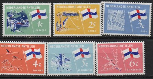 Antilles Néerlandaises Timbres Les Îles