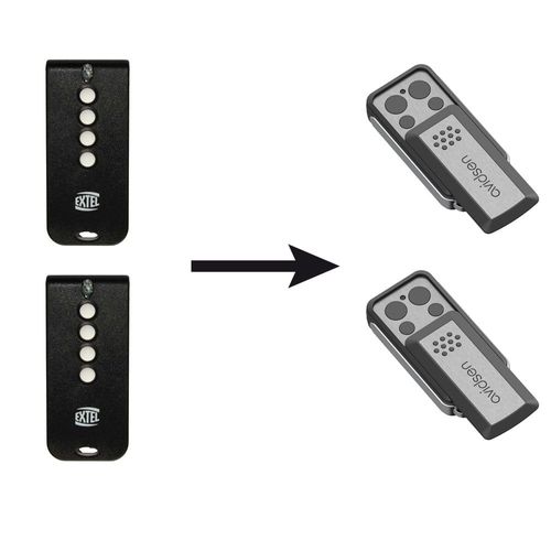 Lot de 2 Télécommandes Extel Atem 5 (Remplacé par Avidsen)