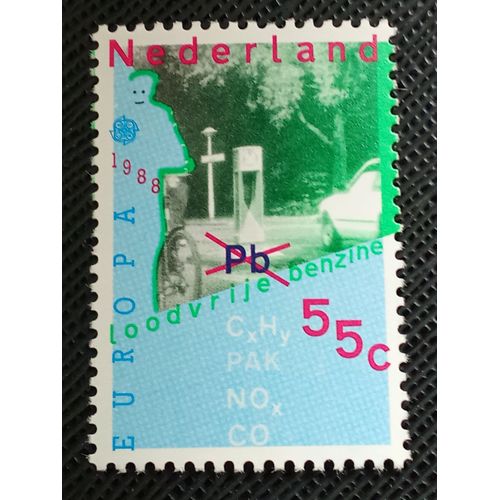 Timbre Pays Bas Y T 1313 Transports Et Communications 1988 (030709 )