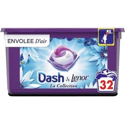LOT DE 7 BOITES DE CAPSULES DE LESSIVE DASH