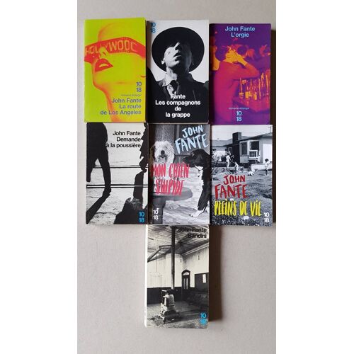 John Fante - Lot De 7 Livres
