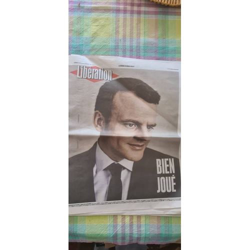 Journal Liberation. Lundi 8 Mai 2017. Election De Macron À La Présidence De La République