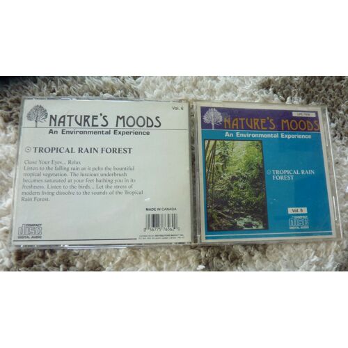 Cd Très Rare : Collection Nature's Moods , An Environnemental Experience , Le Volume 6 : Tropical Rain Forest, Lpc-7656, Made In Canada .