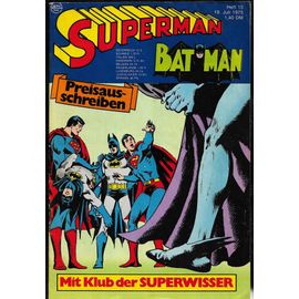 Superman / Batman N° 15 - Vo Allemand - 1975