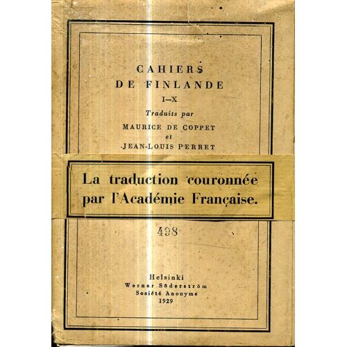 Cahiers De Finlande 1929 Serie Complete Des 10 Recueils Kalevala Roi Fialae, Pour Les Enfants, Forets De Finlande,Copeaux, Ocean De La Vie ,Fermiere De Heikkila Coeurs De Femmes Blancs Et Rouges.