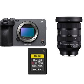 SONY FX3 A Boîtier +objectif Sigma 24-70 mm f/2.8 DG DN II Art (Sony E)+Sony 80GB Tough CFexpress Type A 800MB/s