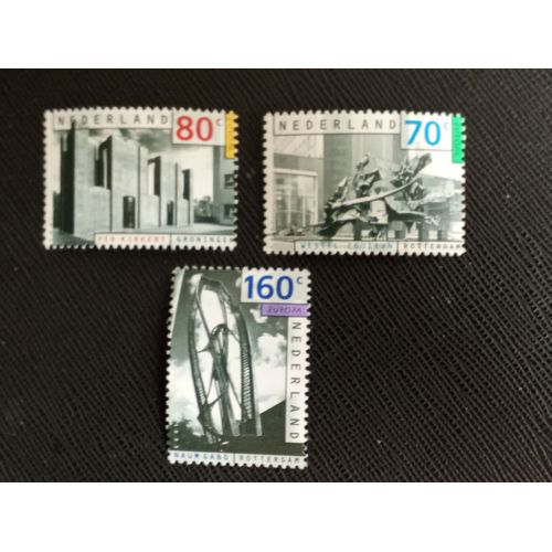 Timbre Pays Bas Y T 1445 - 1447 Séries : Europa C.E.P.T. - Art Moderne 1993 (030709 )