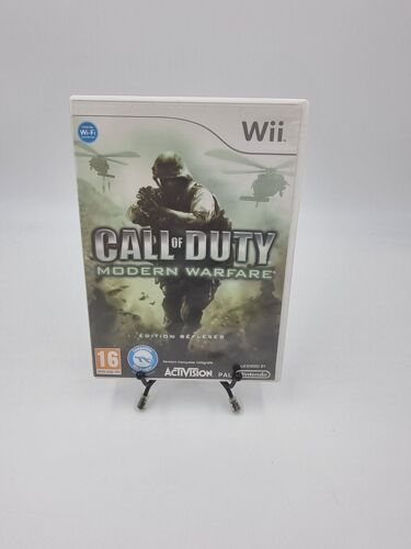 Jeu Nintendo Wii Call Of Duty Modern Warfare (Édition Réflexes) En Boite, Sans Notices