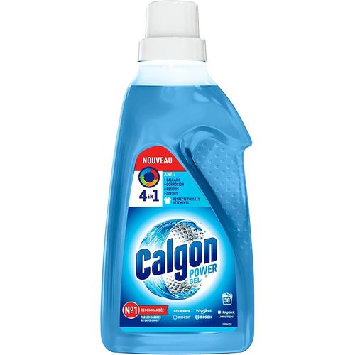 CALGON Gel Power 4en1 Anti Calcaire Lave Linge, Anti-Corrosion, Résidus et Odeurs - 1,5 L
