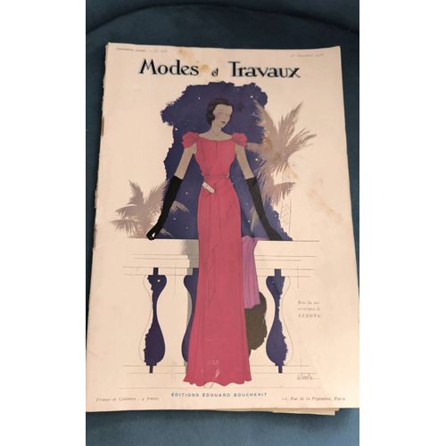 Revue Modes Et Travaux N 335, 1 Er Décembre 1933