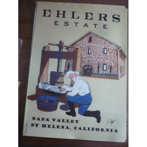 Affiche / Poster : Ehlers Estate – Napa Valley St. Helena Californie - Dimension 70x50