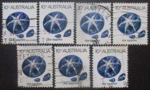 Australie N°546 X 7 Oblitéré