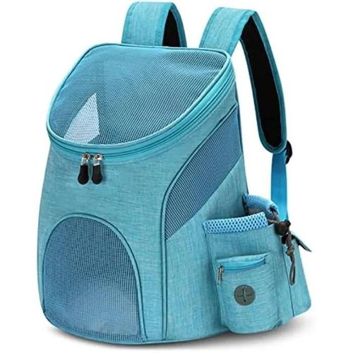 Sac De Transport Pour Chien Petit Animaux Pour Randonnée Voyage,36 X 31 X 45 Cm, Pliable Portable Sac Dos Animaux Jusqu\'à 6 Kg Ble
