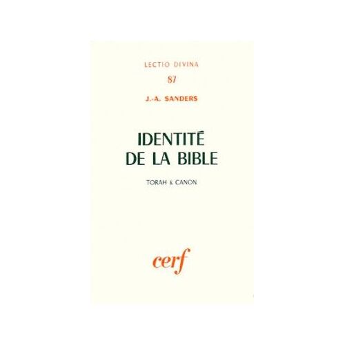 Identité De La Bible - Torah Et Canon