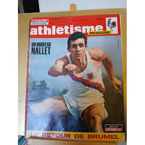Athletisme Magazine N°5 9/4/69 L'Equipe Magazines Nallet Brumel