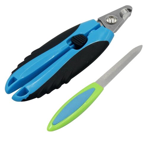 Coupe-Griffes Pour Chien Coupe-Griffes Pour Chien Avec Lime À Ongles En Acier Inoxydable Soin Des Griffes Avec Verrouillage De Sécurité Et Lime Pour Animaux De Grande, Moyenne Et Petite Taille