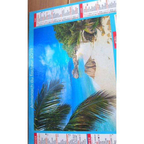 Almanach Du Facteur Oberthur 2019.