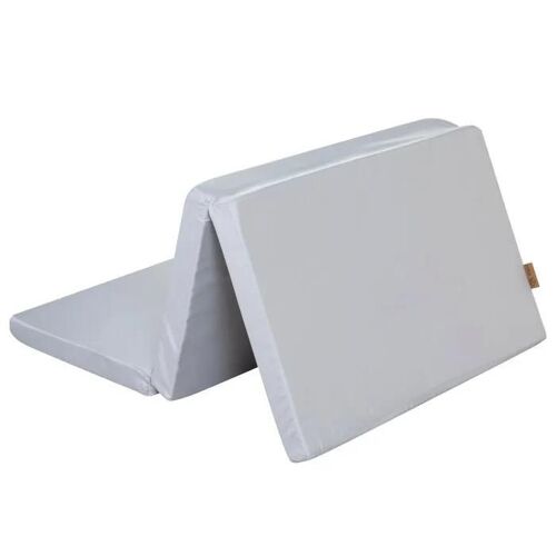 Matelas De Voyage Pliant Pour Bébé Roba - Sac De Transport Inclus - 60x120 Cm - Gris Argenté