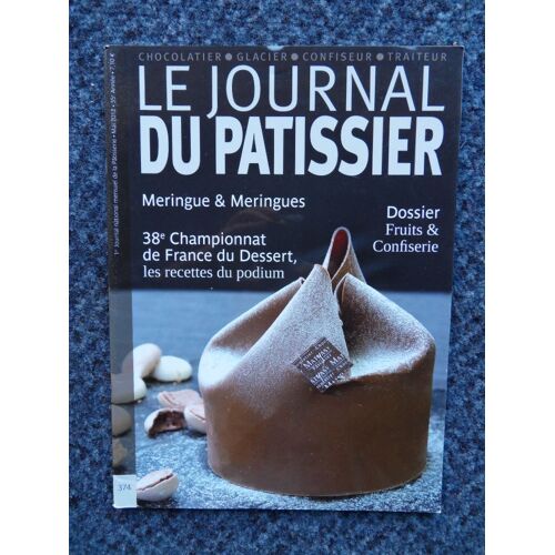 Le Journal Du Pâtissier N°374 De Mai 2012