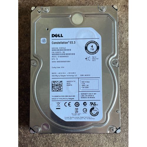 Disque dur externe 4 To DELL constellation ES.3 ST4000NM0023