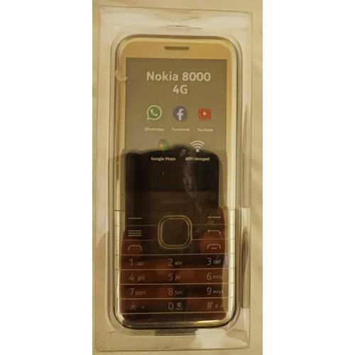 NOKIA 8000 4G Dual SIM 4 Go Édition Gold