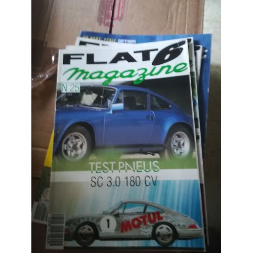 Flat 6 Magazine 25 De 1993 911 Procar,911s 2.4,Rey,911t 2.4 Us,911 Sc,Speedster Carrera 356,911 Bastos