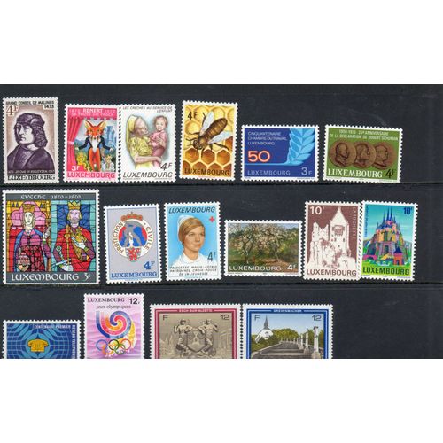 Luxembourg Timbres Diverss-3