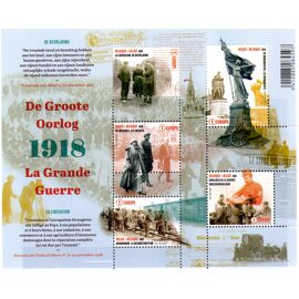 Belgique Timbre La Grande Guerre 1918-2018
