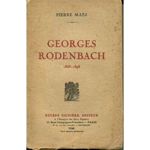 Georges Rodenbach (1855-1898)